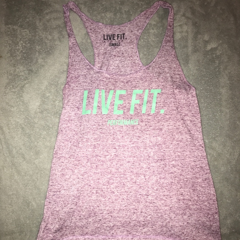 Live Fit Apparel racerback tank sz small